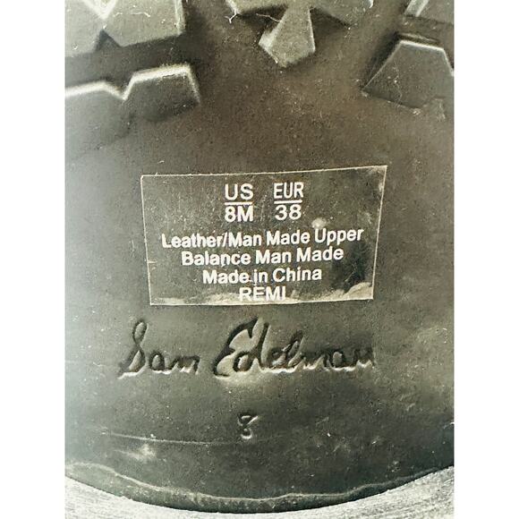 Sam Edelman Women's Remi Black Leather Pull On Over The Knee Boots Size 8 - Picture 13 of 13